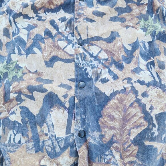 VINTAGE MENS JERZEES OUTDOORS CAMOUFLAGE JACKET COAT - Picture 3 of 11